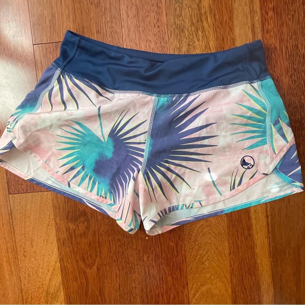 Reel Legends Palm Print Athletic Shorts